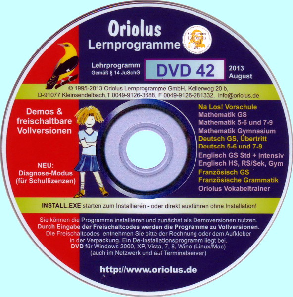 Oriolus DVD